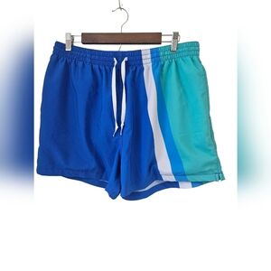 Chubbies Men  Size 2XL Blue and Gray Athletic Shorts And Swim Trunk.